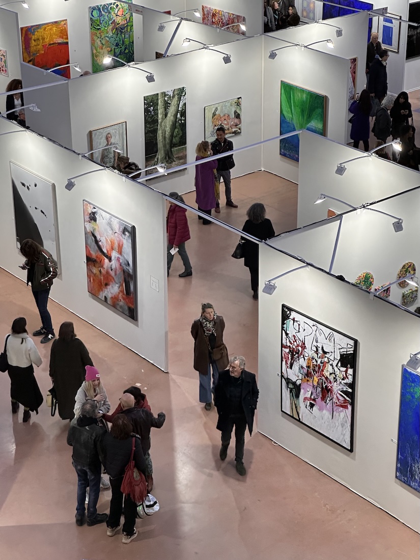 Art Capital 2025 - Grand Palais - stand Tritan - vue aérienne